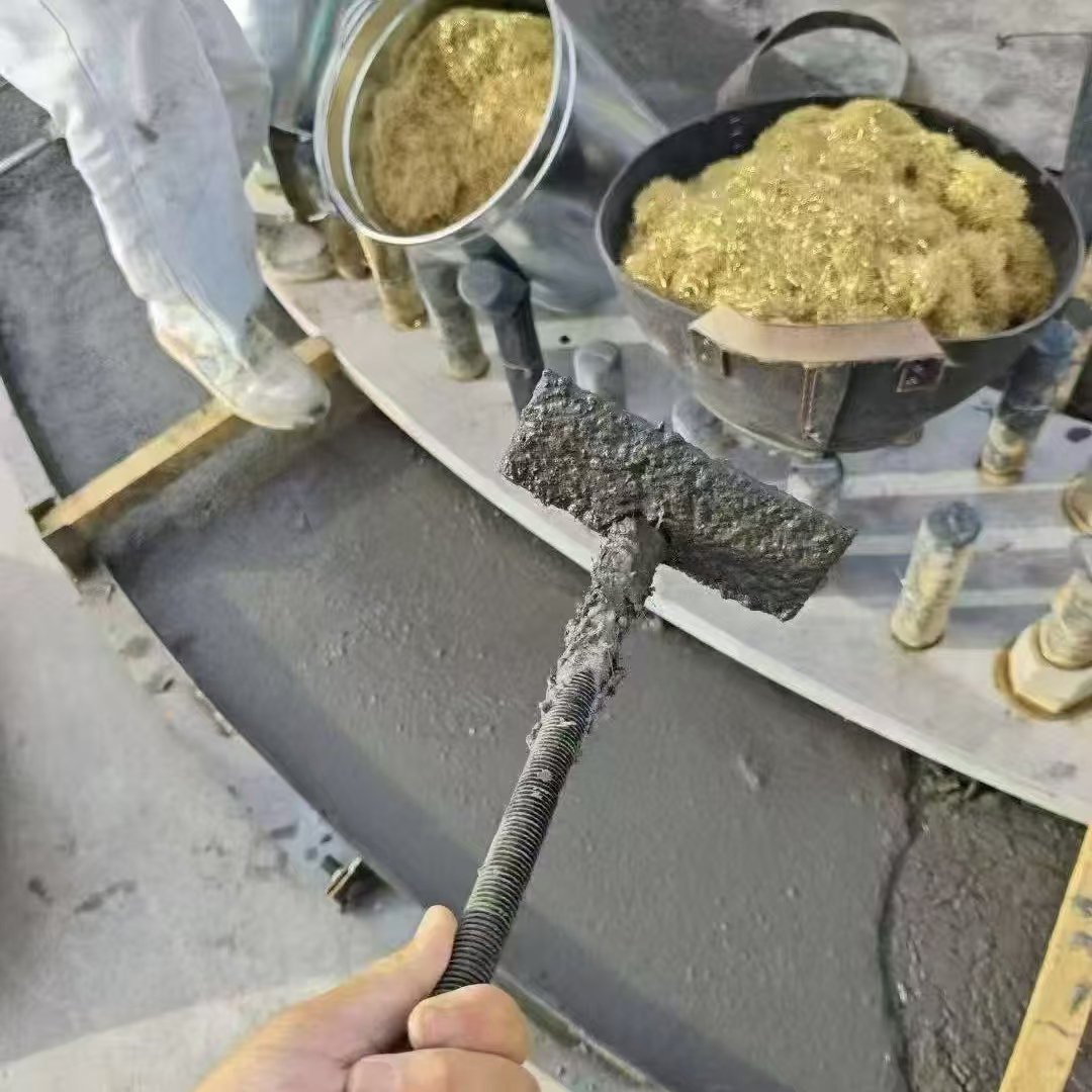 永福C120钢纤维高强无收灌浆料 轧机压缩机汽轮机发电机锻压设备底座灌浆材料